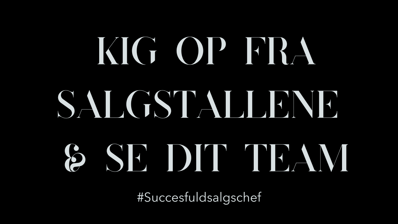 Kig op af salgstallene